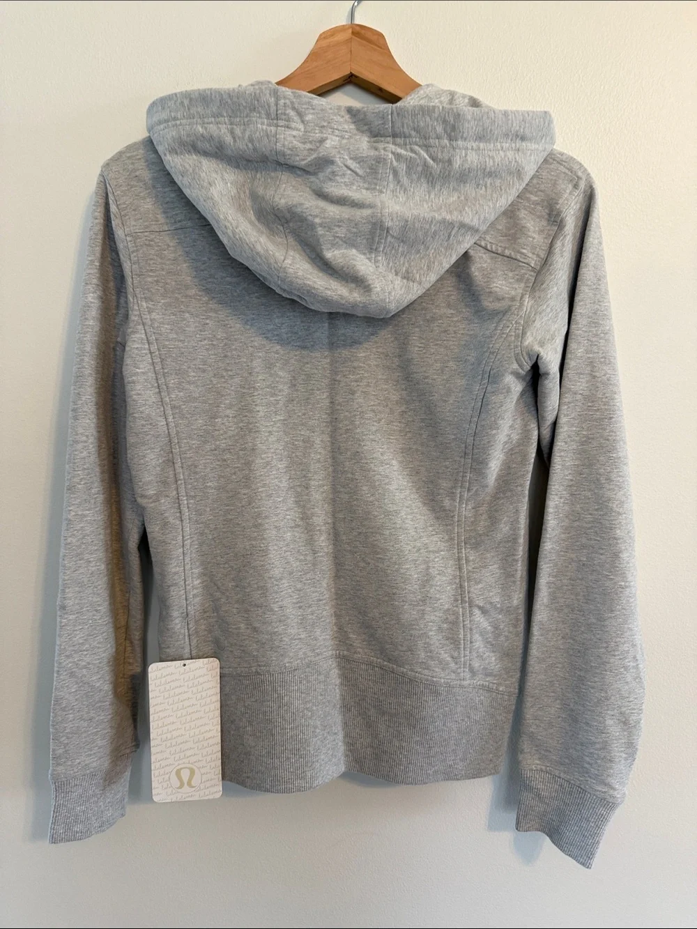 Lululemon Split Hoodie Heathered Light Grey